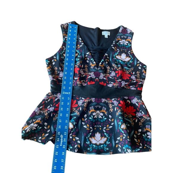 Bisou Bisou Michele Bohbot Spring Summer Floral Tank Women’s XL Blouse - Picture 9 of 12